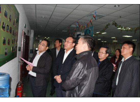 河北省人民政府副秘書長那書晨、邢臺市副市長 郭旭濤等省市領導來我公司參觀考察